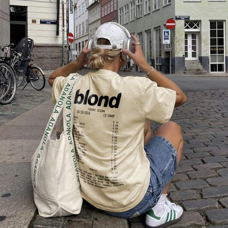 Blond Print Women's T-shirt