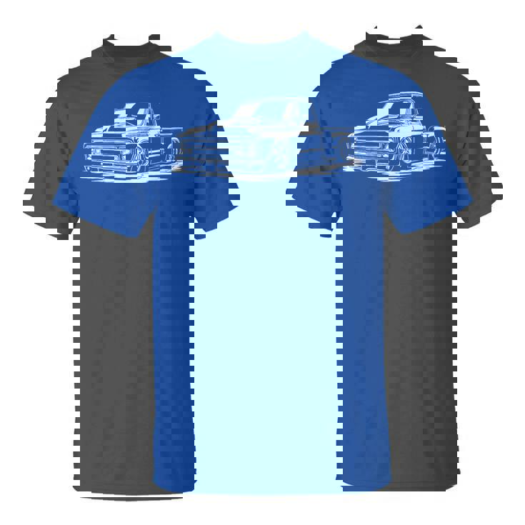 1967 C10 Stepside Truck Old School C10 Silhouette Classic T-Shirt