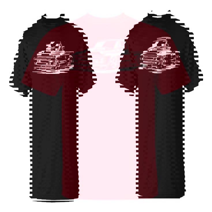 1967 C10 Stepside Truck Old School C10 Silhouette Classic T-Shirt