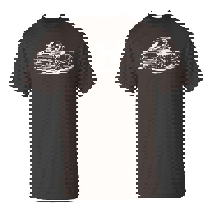 1967 C10 Stepside Truck Old School C10 Silhouette Classic T-Shirt