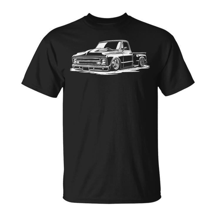 1967 C10 Stepside Truck Old School C10 Silhouette Classic T-Shirt