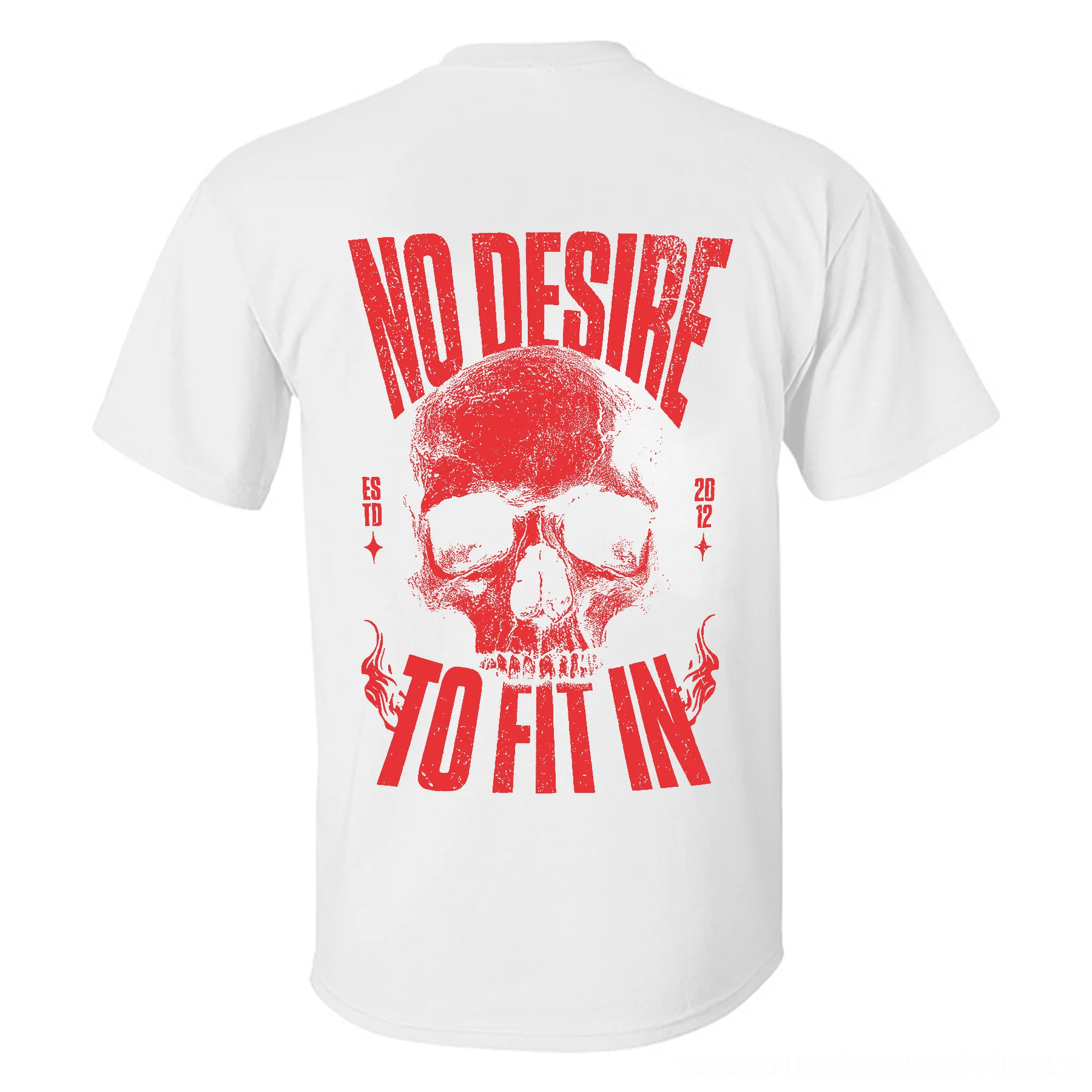 No Desire To Fit In Skull T-shirt