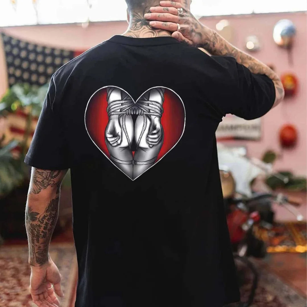 SM GAME Naked Lady Print Men's T-shirt