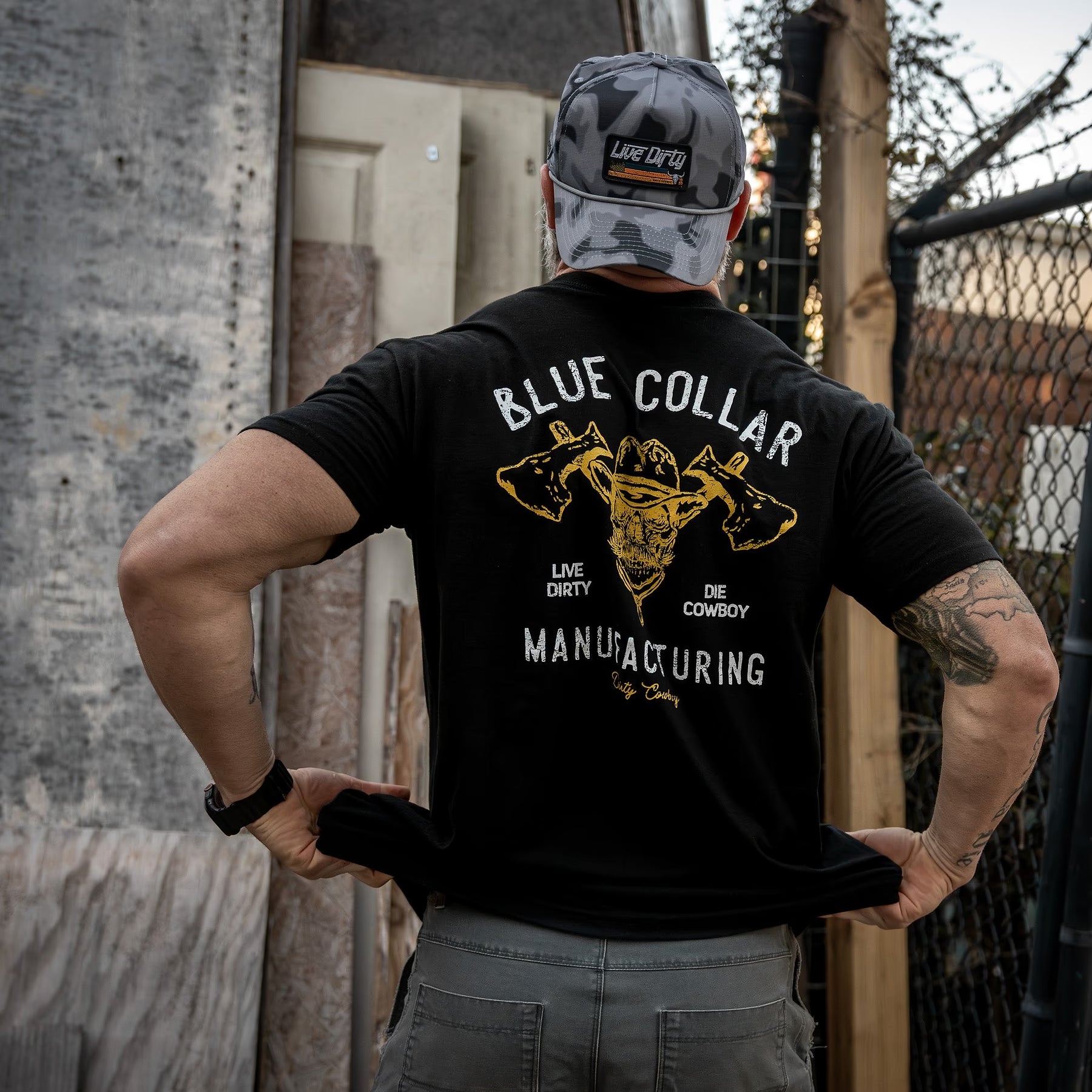 Blue Collar Hatchet Men's T-Shirt