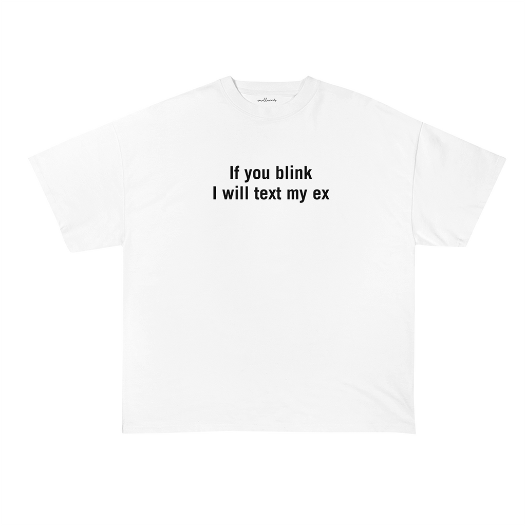 Blink & Text T-Shirt