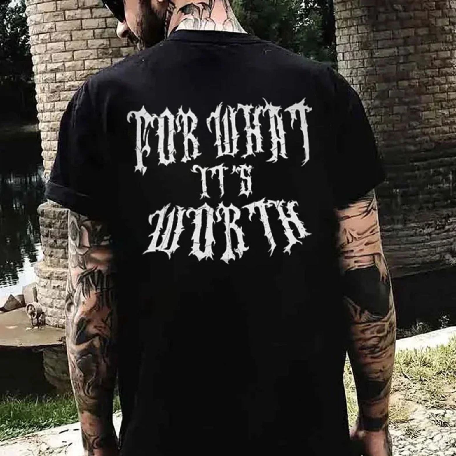 FOR WHAT IT'S WORTH Print Men's T-shirt