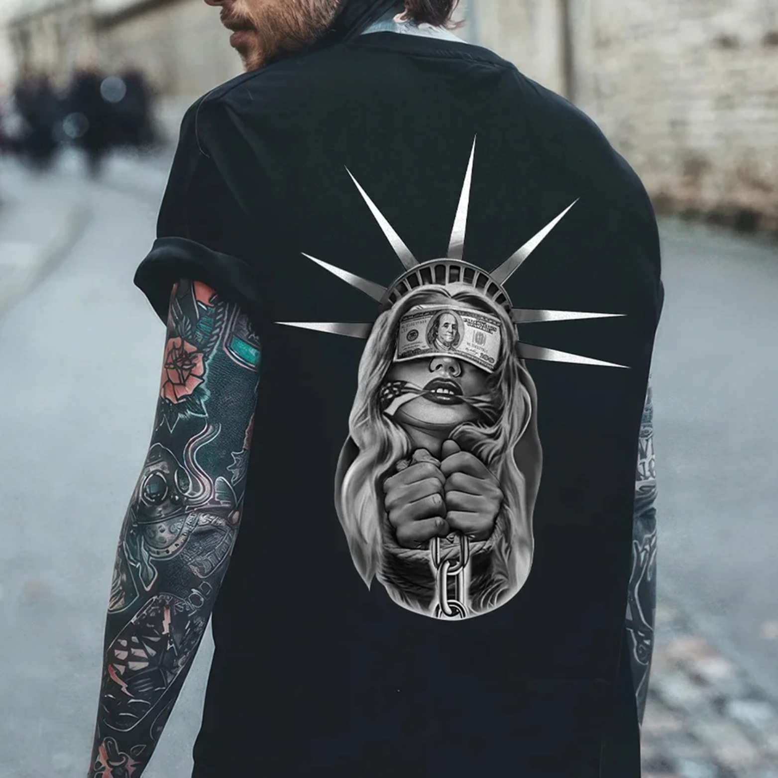 Money And Bondage Men's printed T-shirt