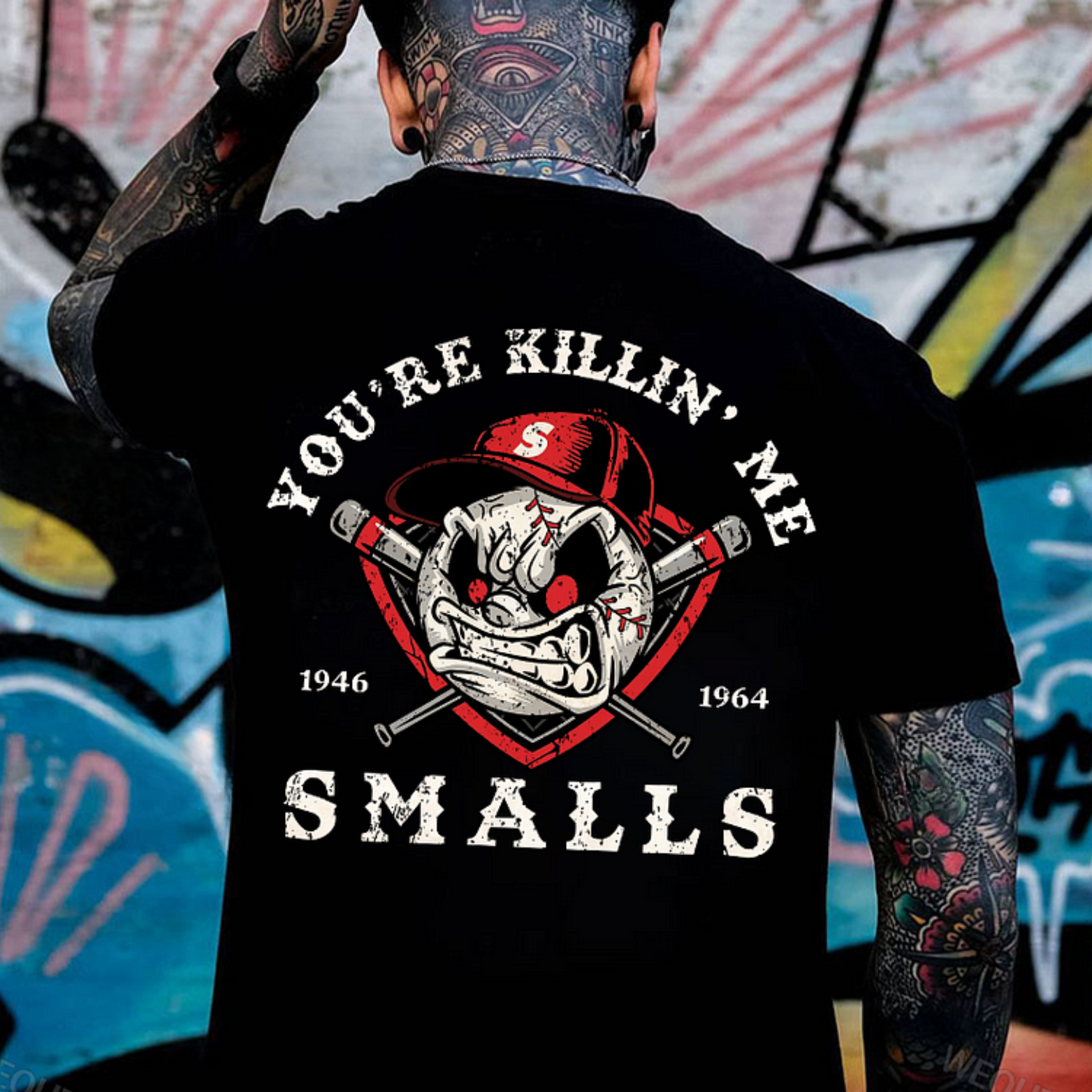 Boomer Est.1962 2 Side T-shirt, You're Killin Me Smalls Print T-Shirt