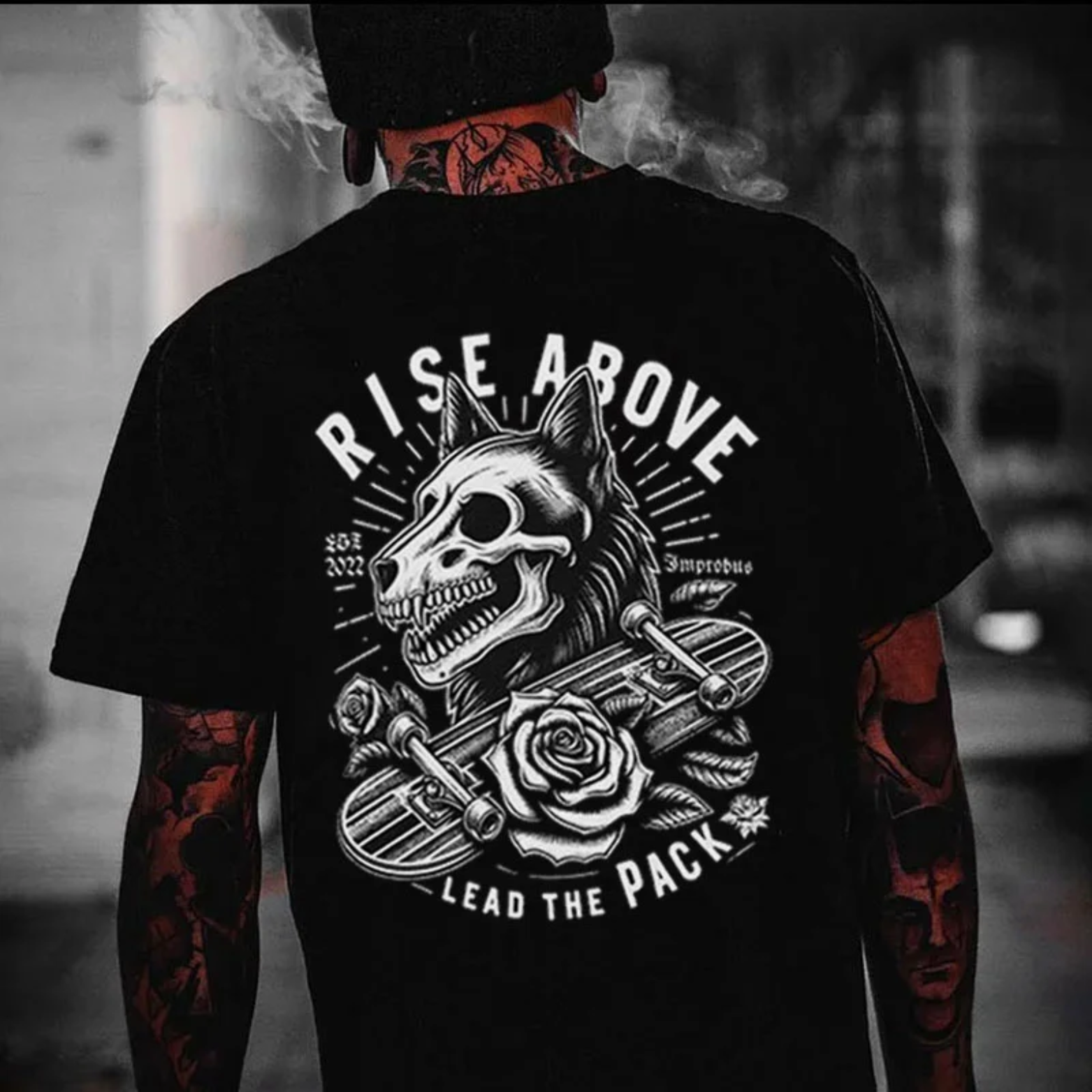 RISE ABOVE LEAD THE PACK Print Men's T-shirt