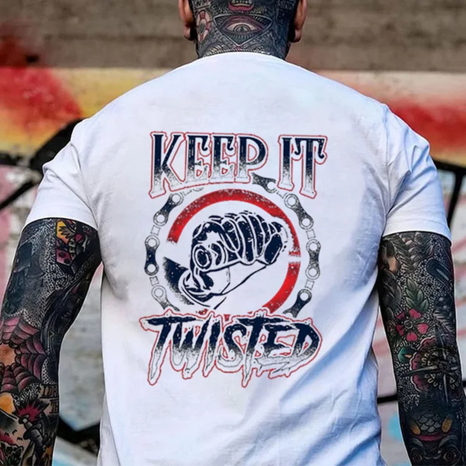 KEEP IT TWISTED Print T-shirt