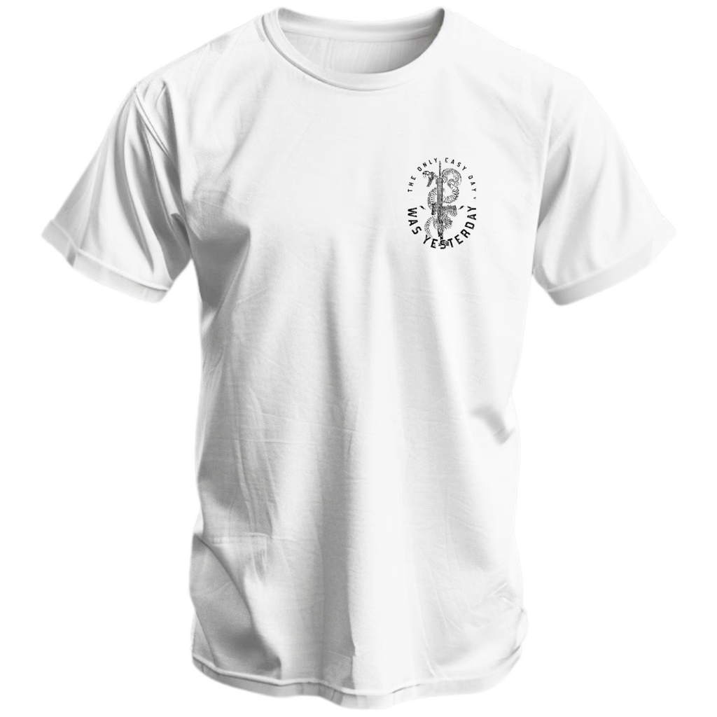 Only Easy Day Was Yesterday Rifle Men's T-Shirt