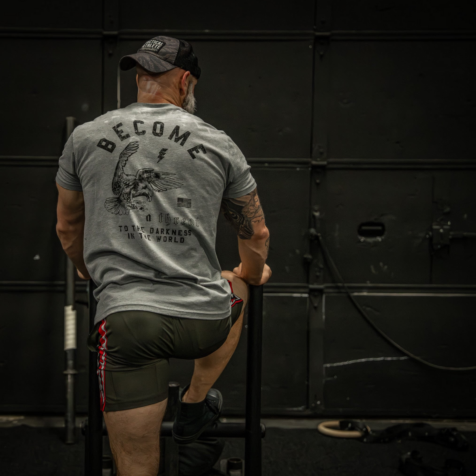 Become A Threat To The Darkness Men's T-Shirt