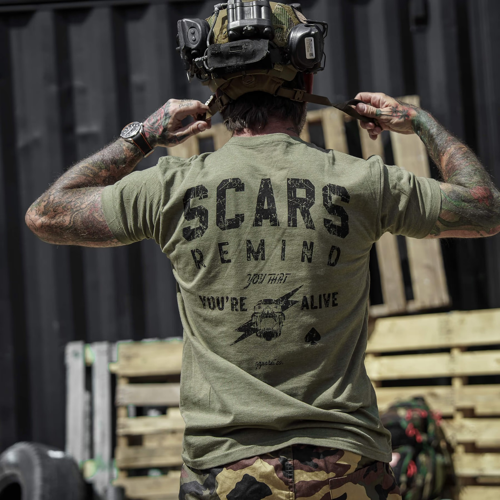 Scars Remind You That You're Alive Men's T-Shirt