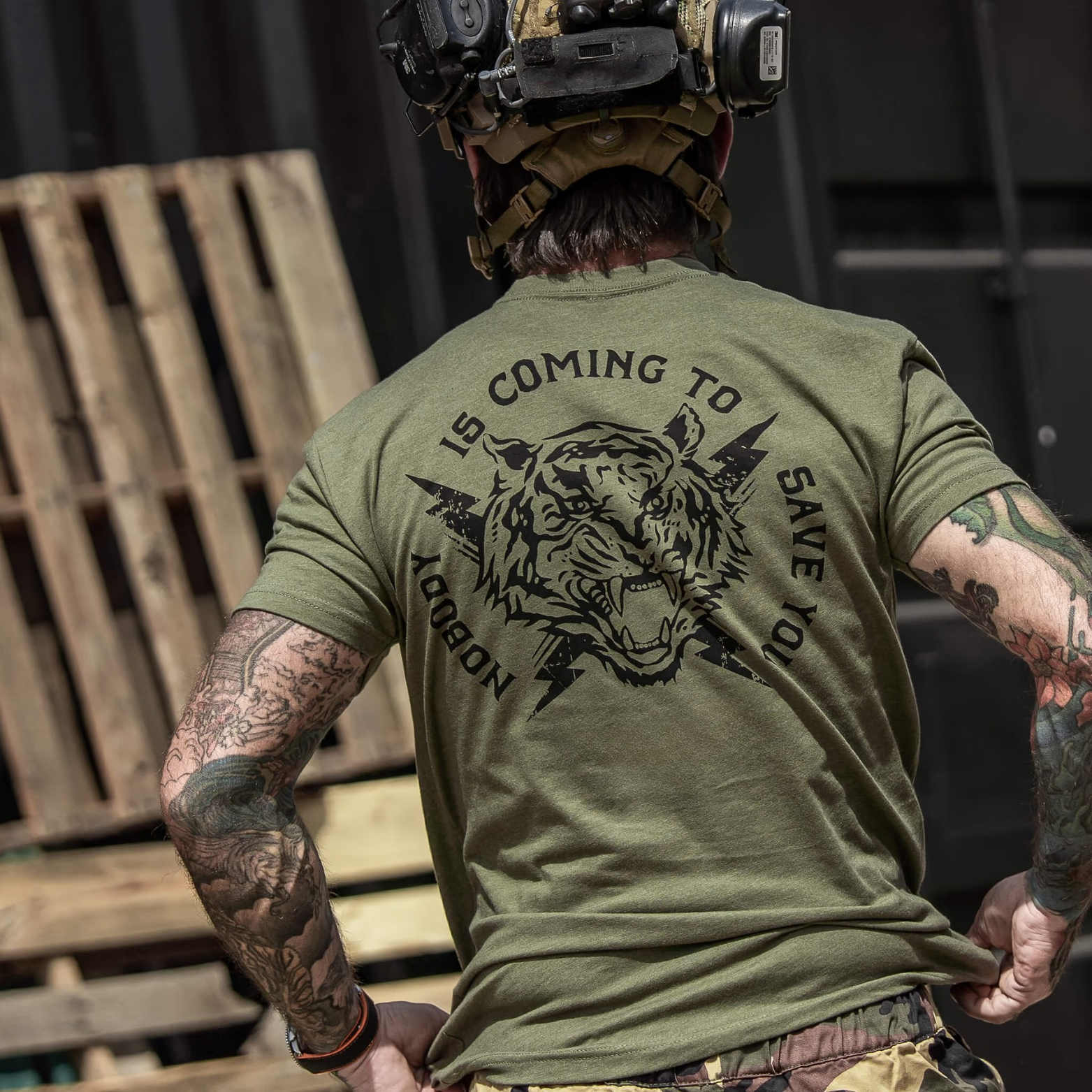 Nobody Is Coming To Save You Men's T-Shirt