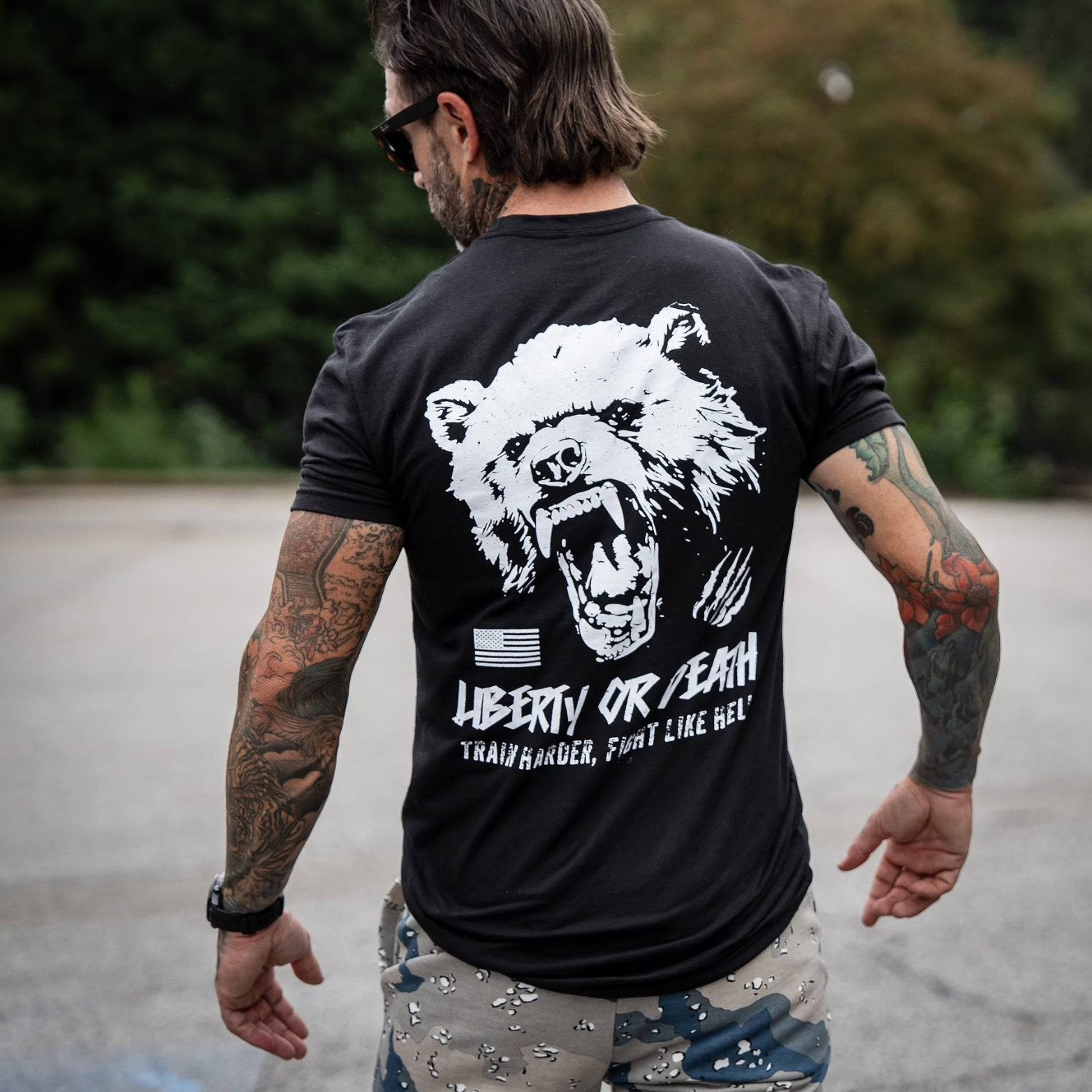 Liberty Or Death Fight Like Hell Men's T-Shirt