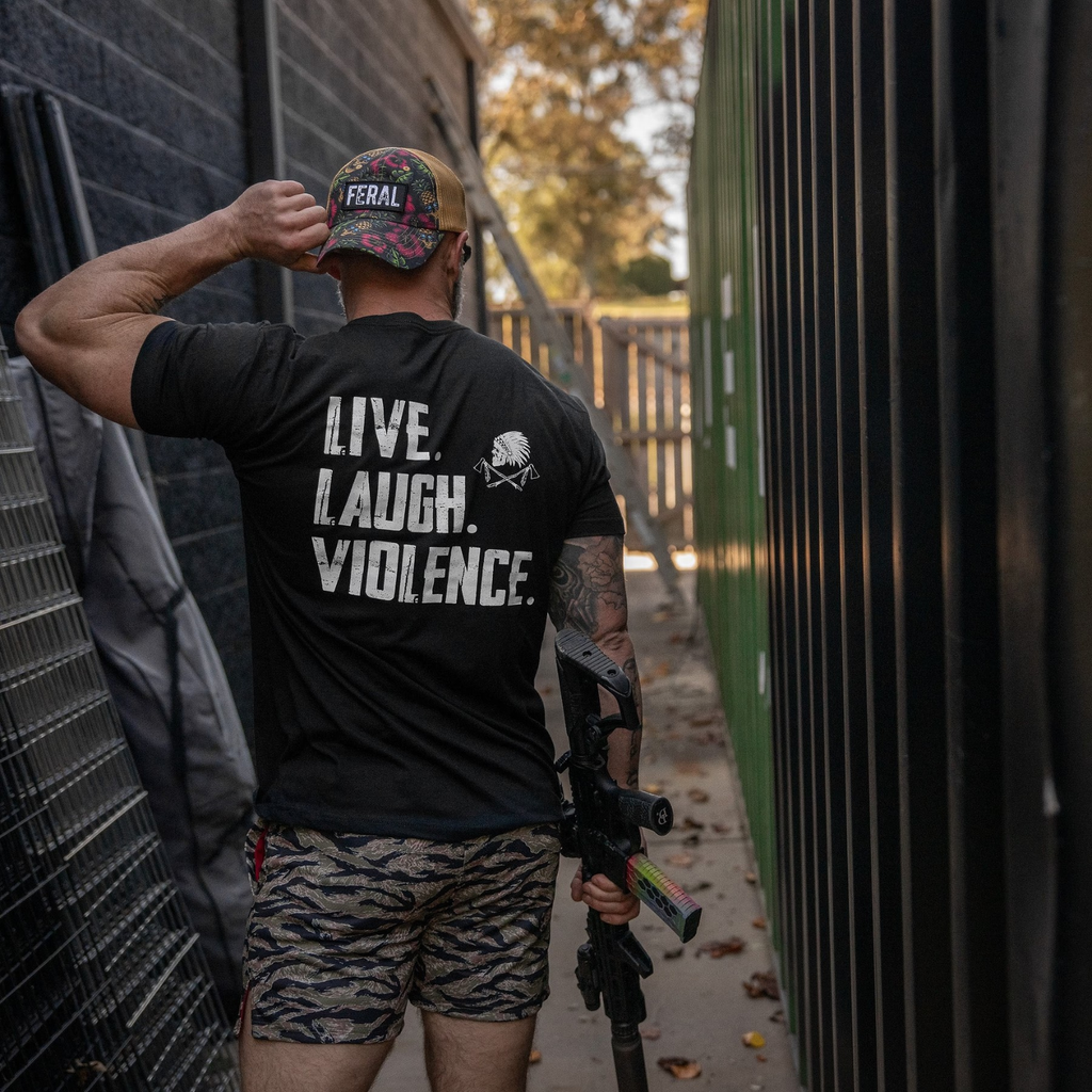 Live. Laugh. Violence. Men's T-Shirt