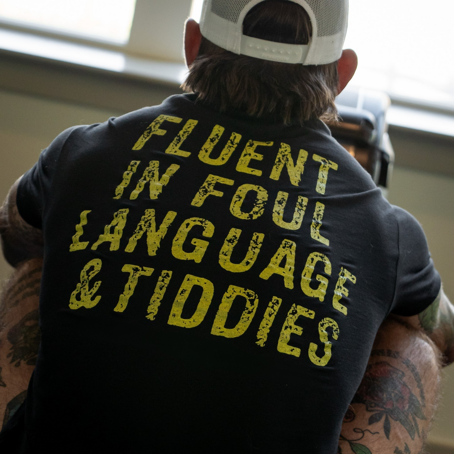 Fluent In Foul Language and Tiddies Men's T-Shirt