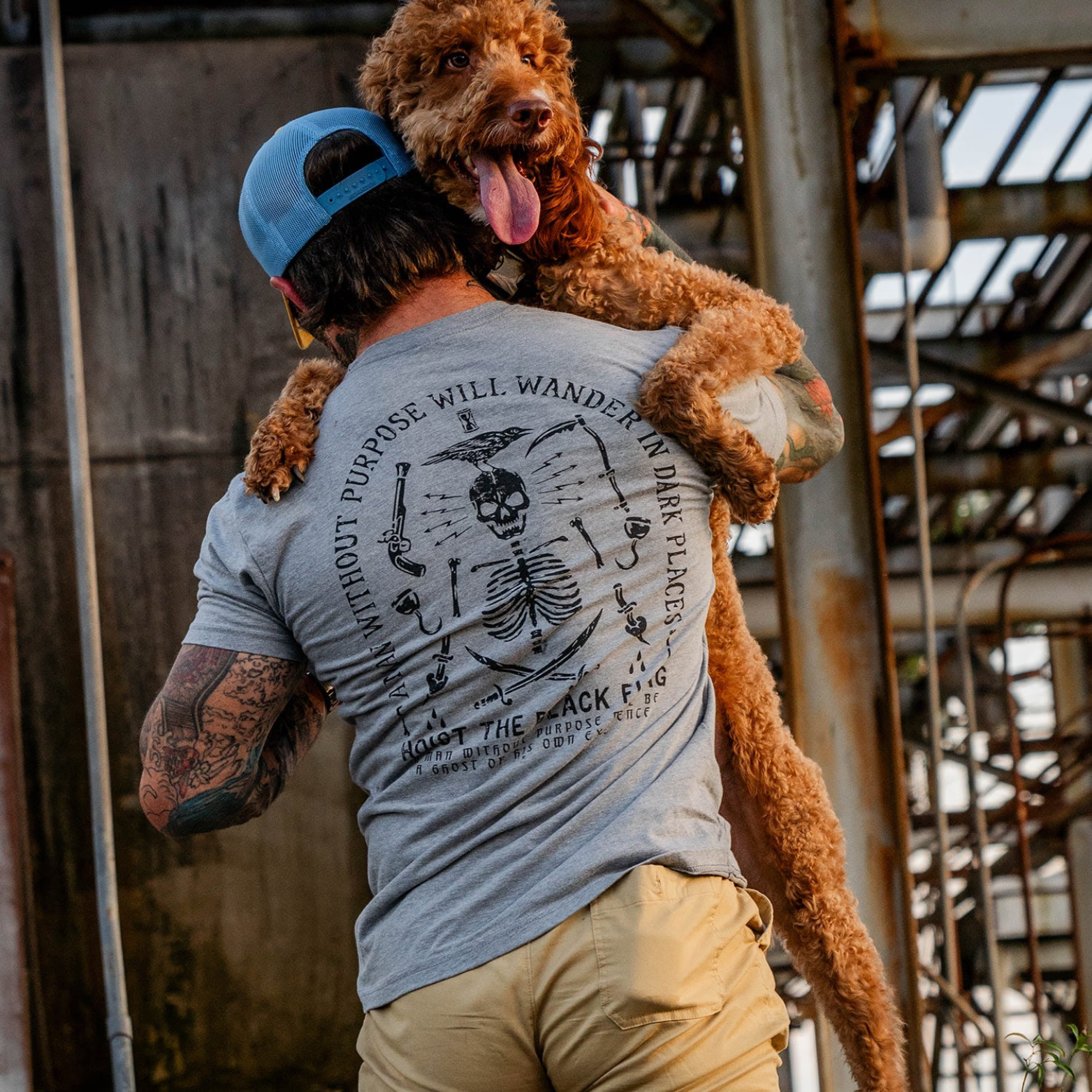 Hoist the Black Flag Skull & Bones Men's T-Shirt
