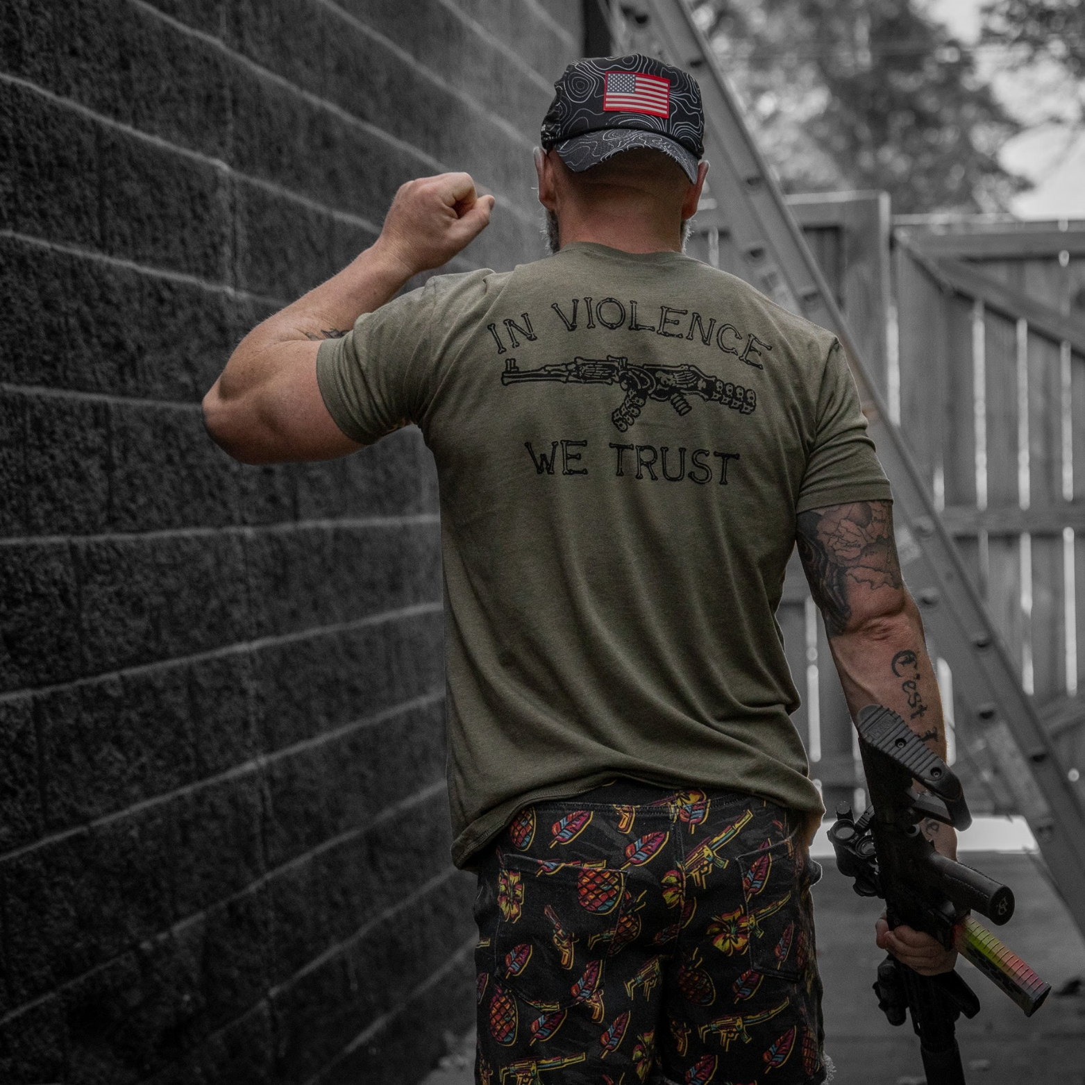 In Violence We Trust Men's T-Shirt