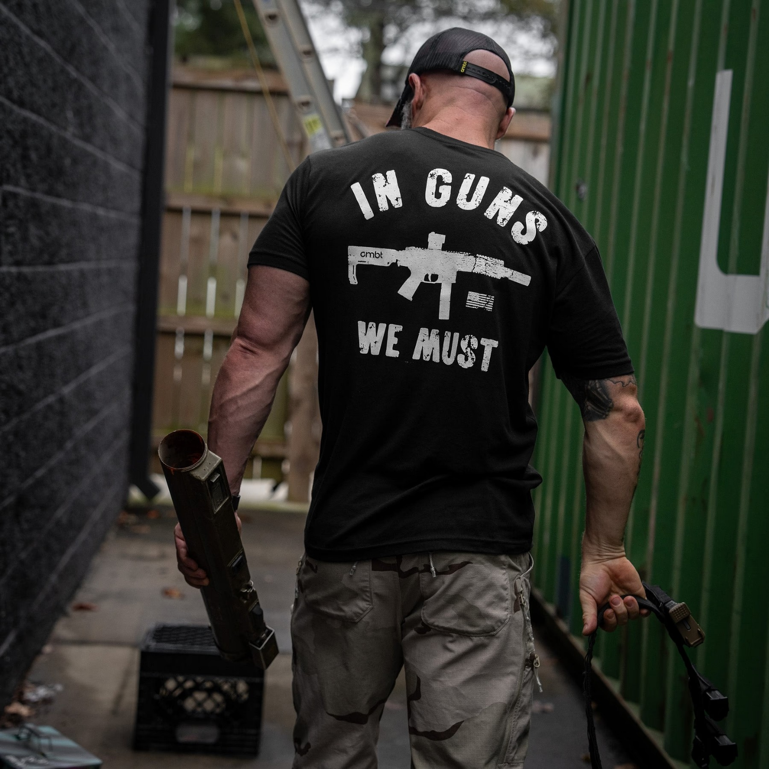 In Guns We Must Men's T-Shirt