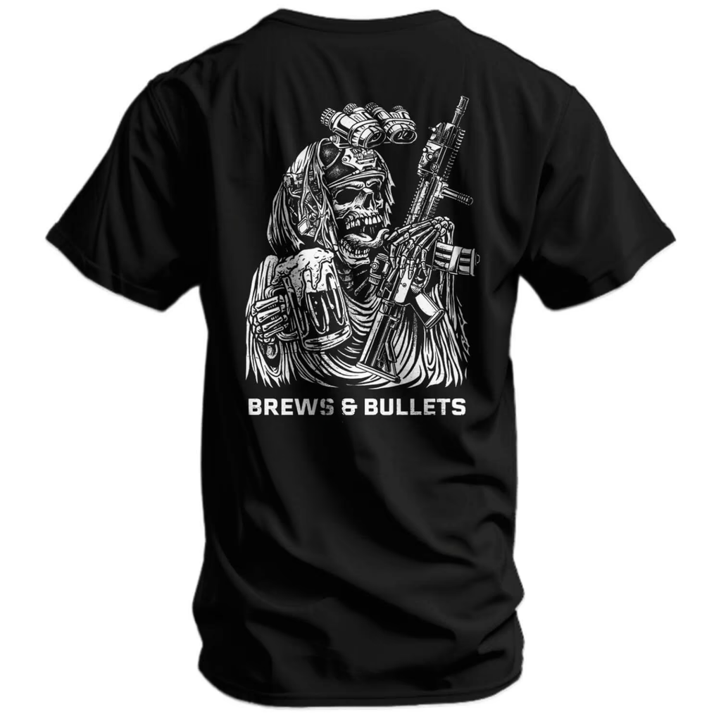 Brews & Bullets Men's T-Shirt