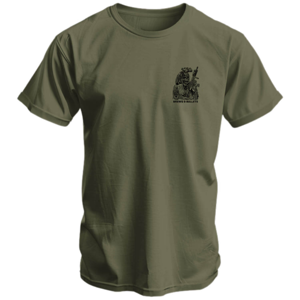 Brews & Bullets Men's T-Shirt