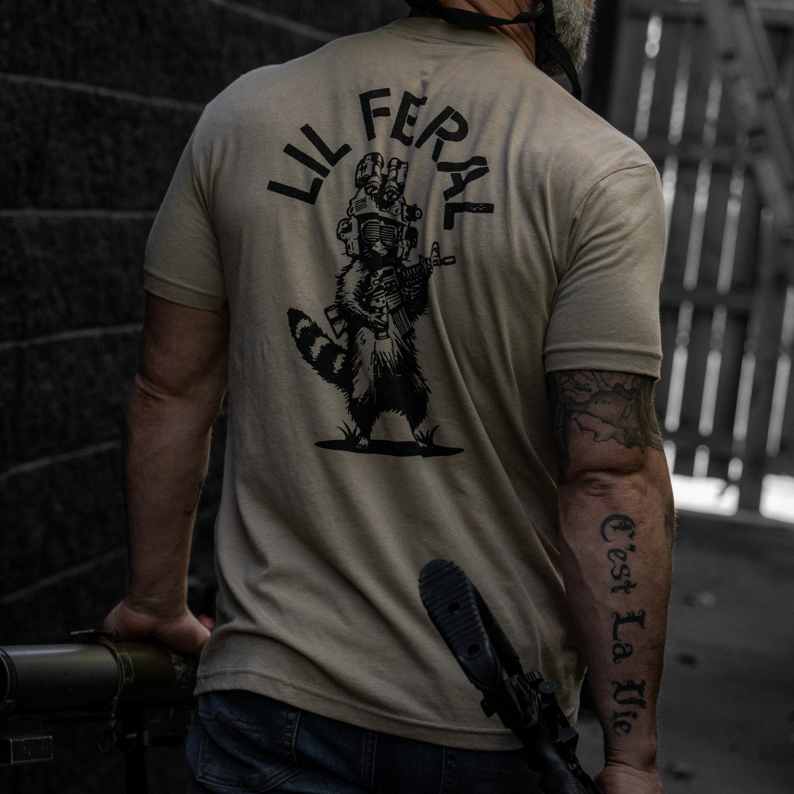 Lil Feral Raccoon Men's T-Shirt