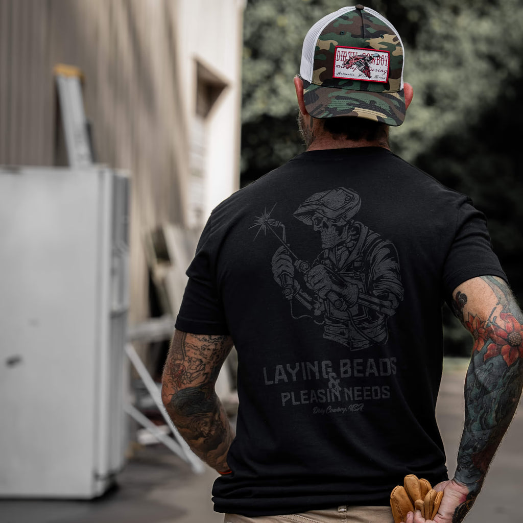 Laying Beads & Pleasin' Needs Mens T-Shirt
