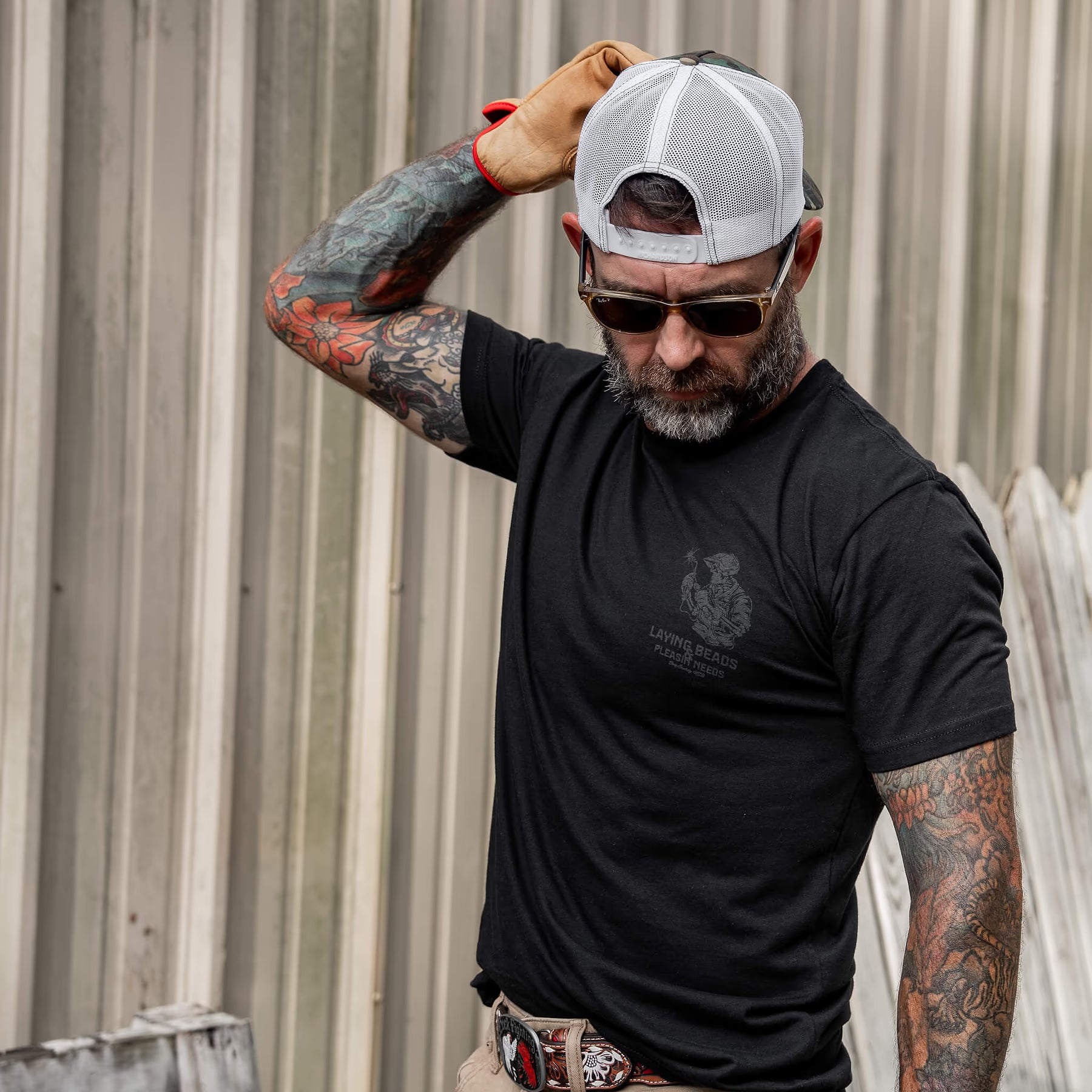 Laying Beads & Pleasin' Needs Mens T-Shirt