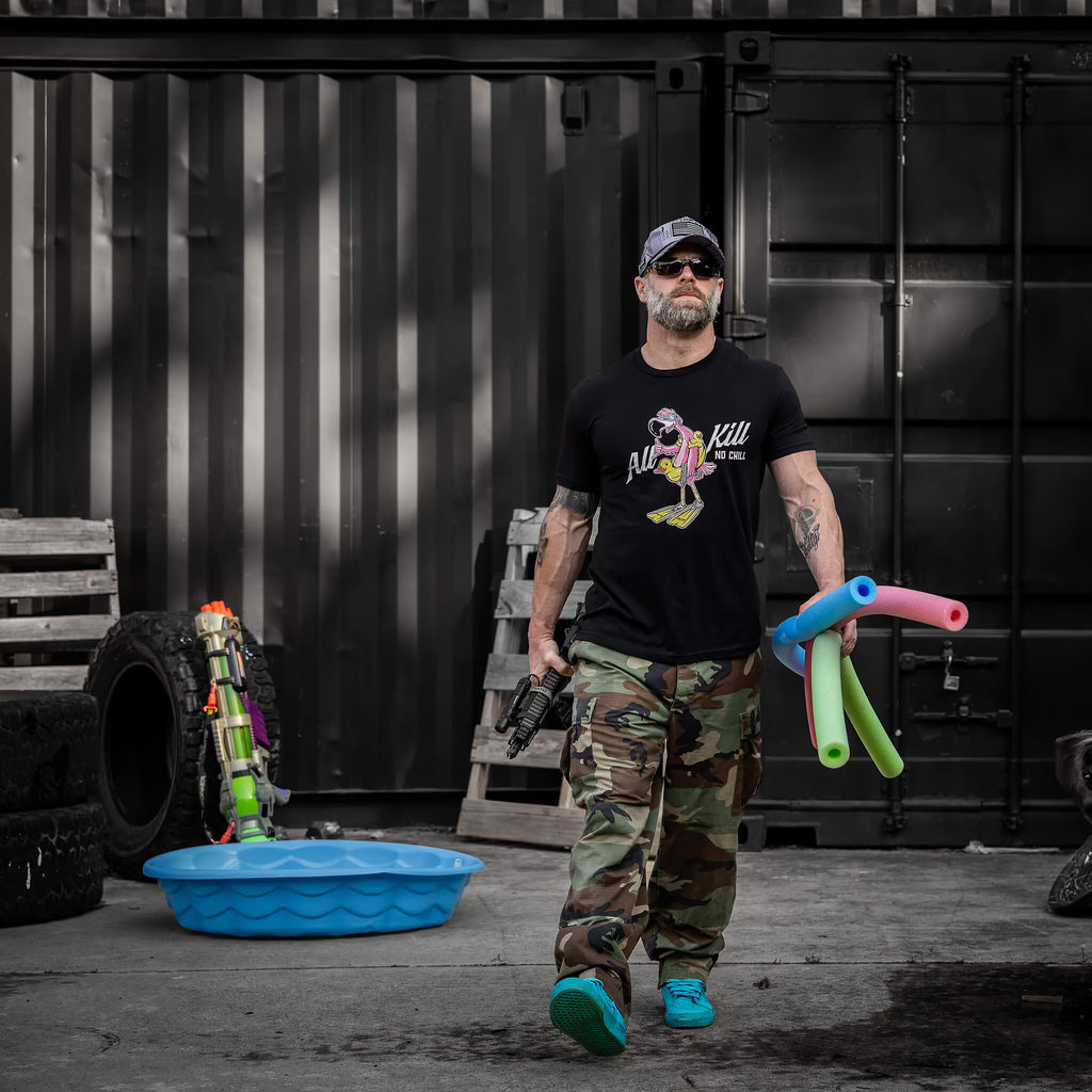 All Kill No Chill Flamingo Men's T-Shirt