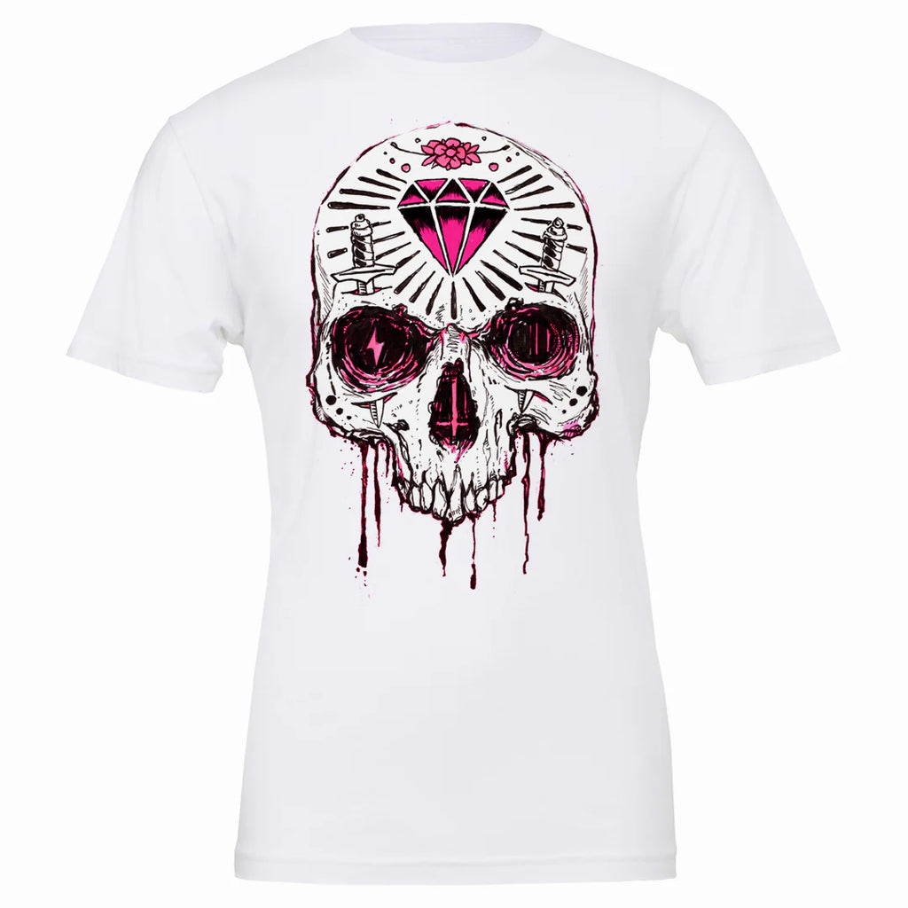 Pink Eye Sugar Skull