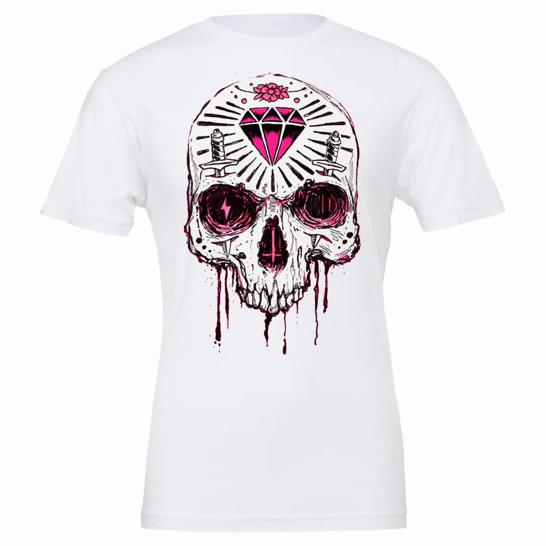 Pink Eye Sugar Skull