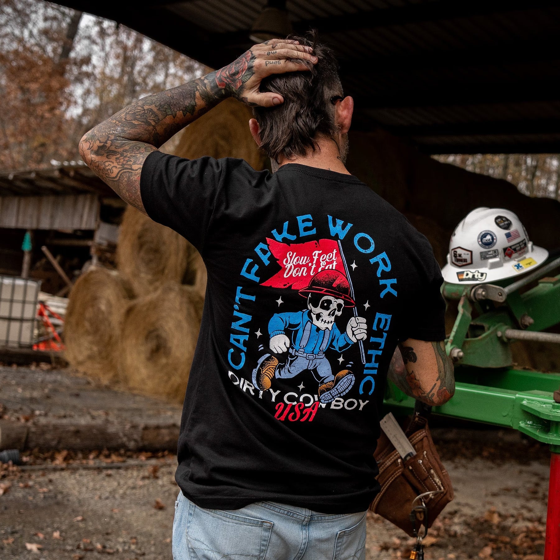 Can't Fake Work Ethic Men's T-Shirt