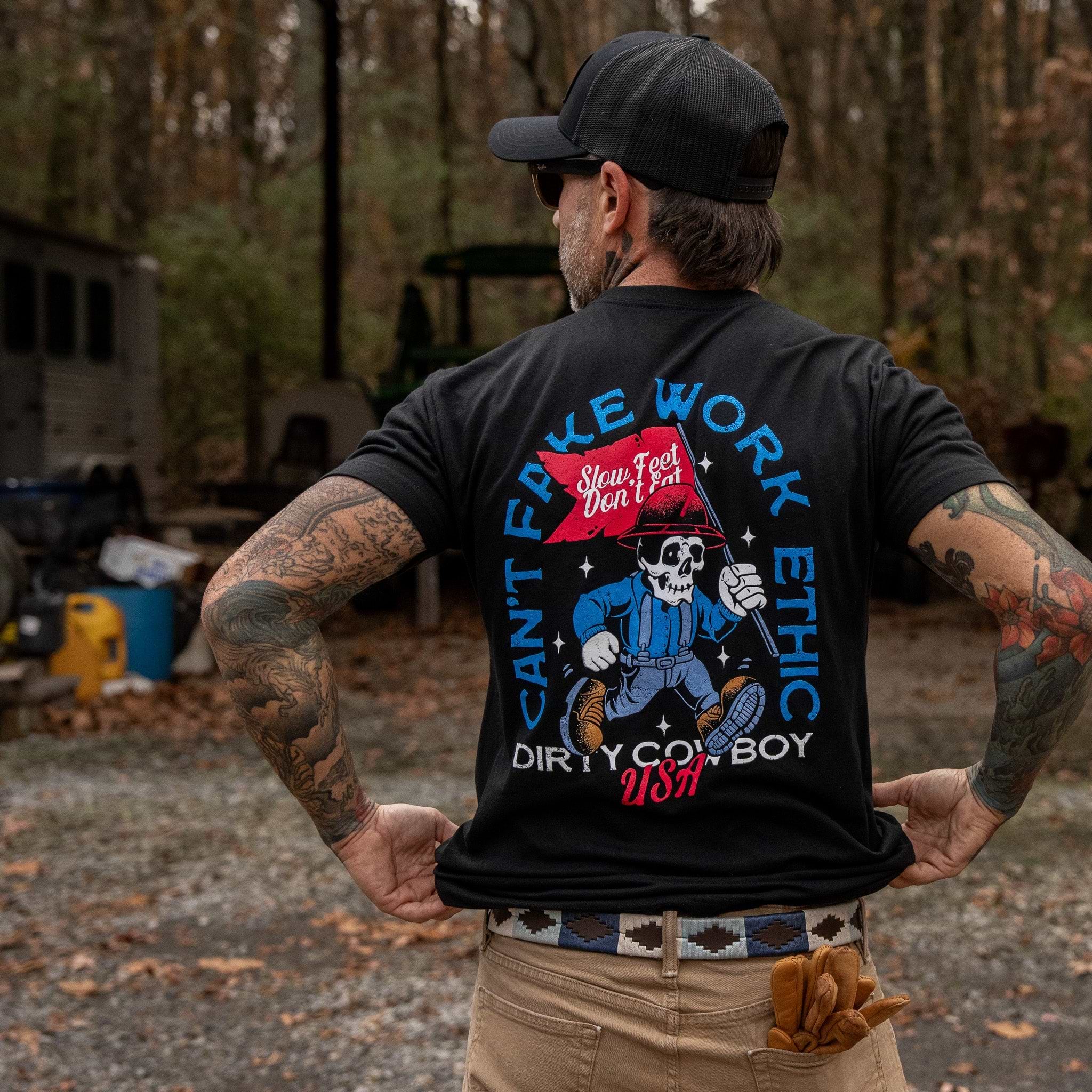 Can't Fake Work Ethic Men's T-Shirt