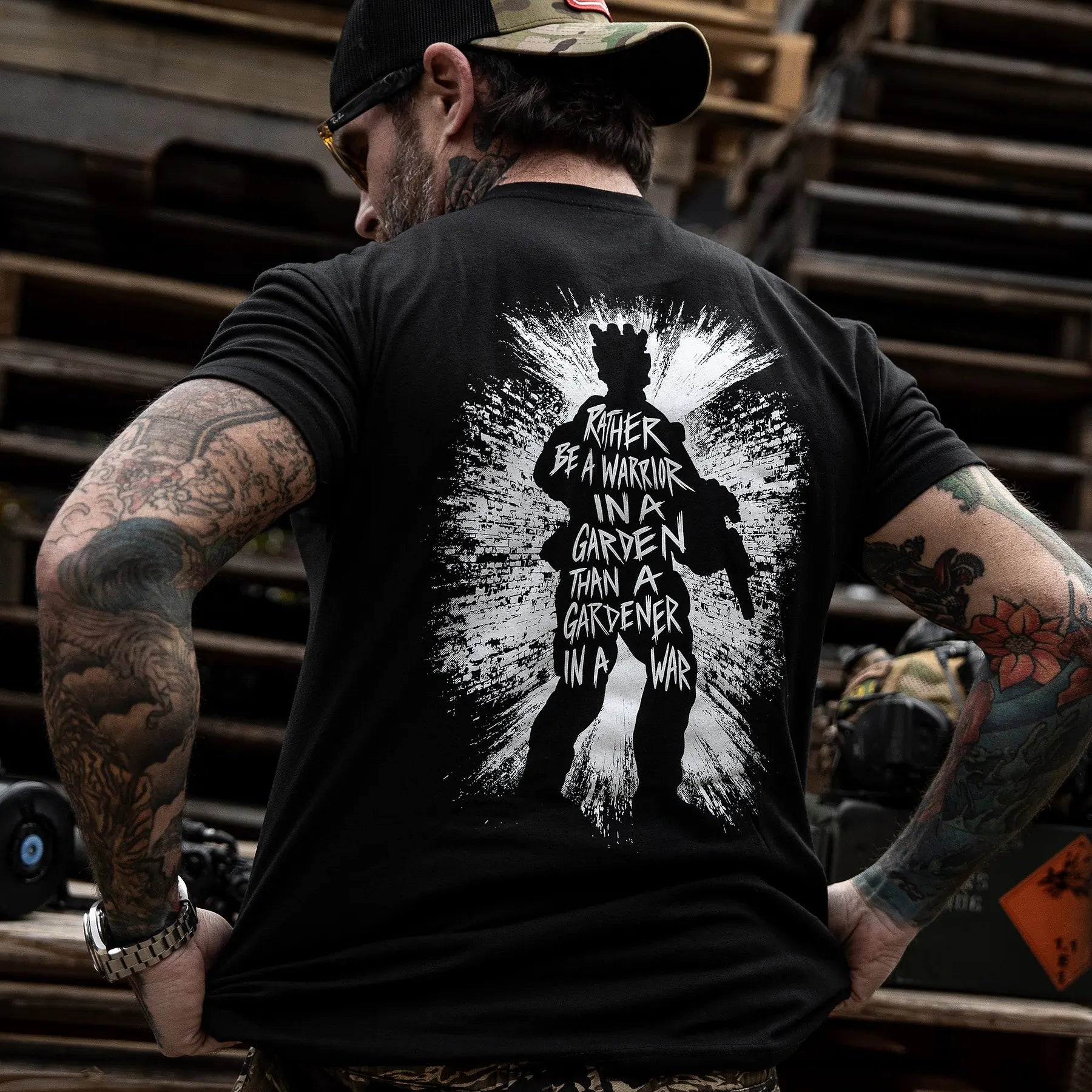 Rather Be A Warrior In A Garden Than A Gardener In A War Men's T-Shirt