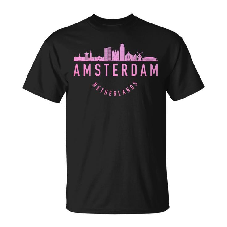 Amsterdam Netherlands Skyline T-Shirt