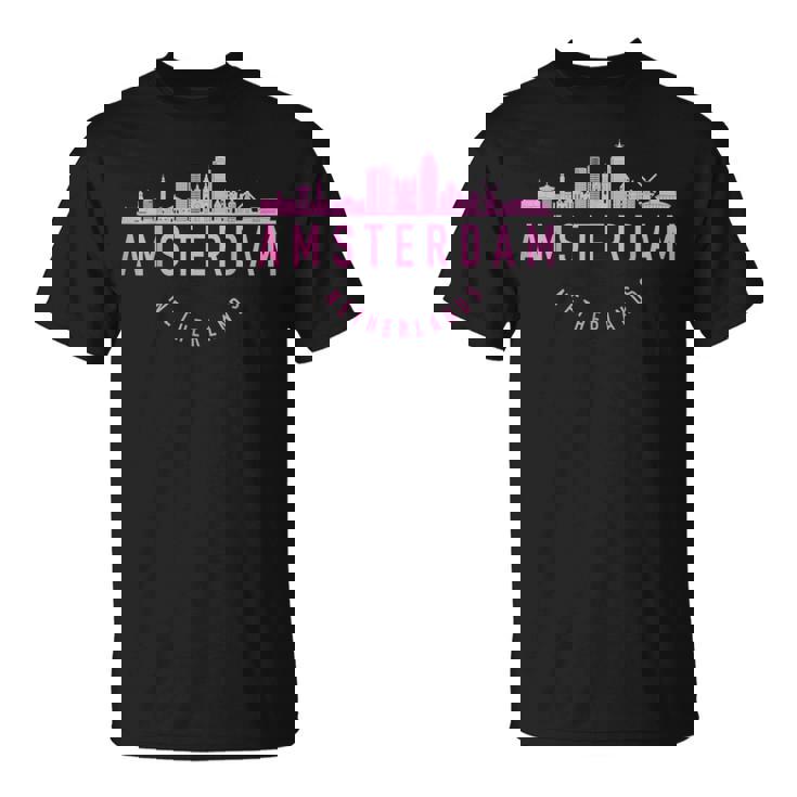 Amsterdam Netherlands Skyline T-Shirt