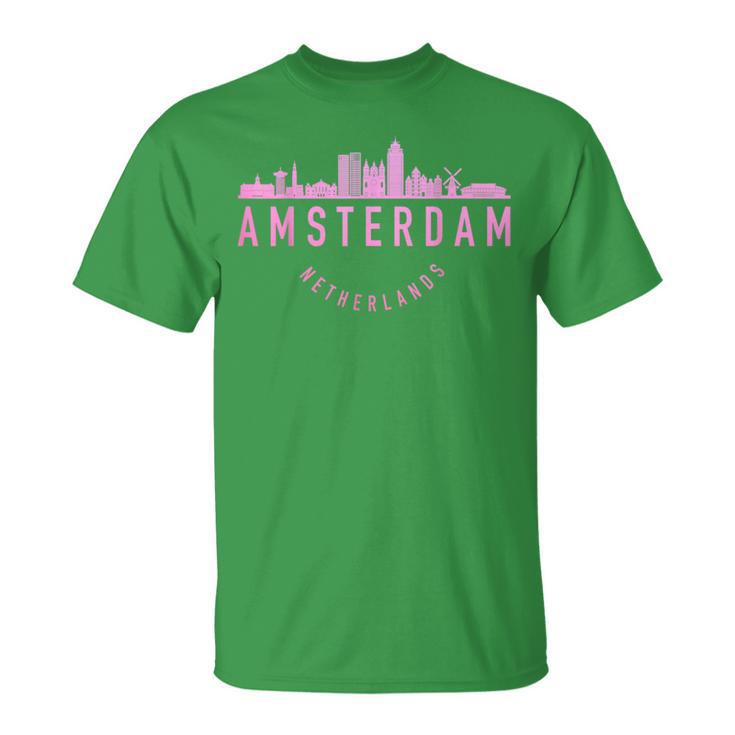 Amsterdam Netherlands Skyline T-Shirt