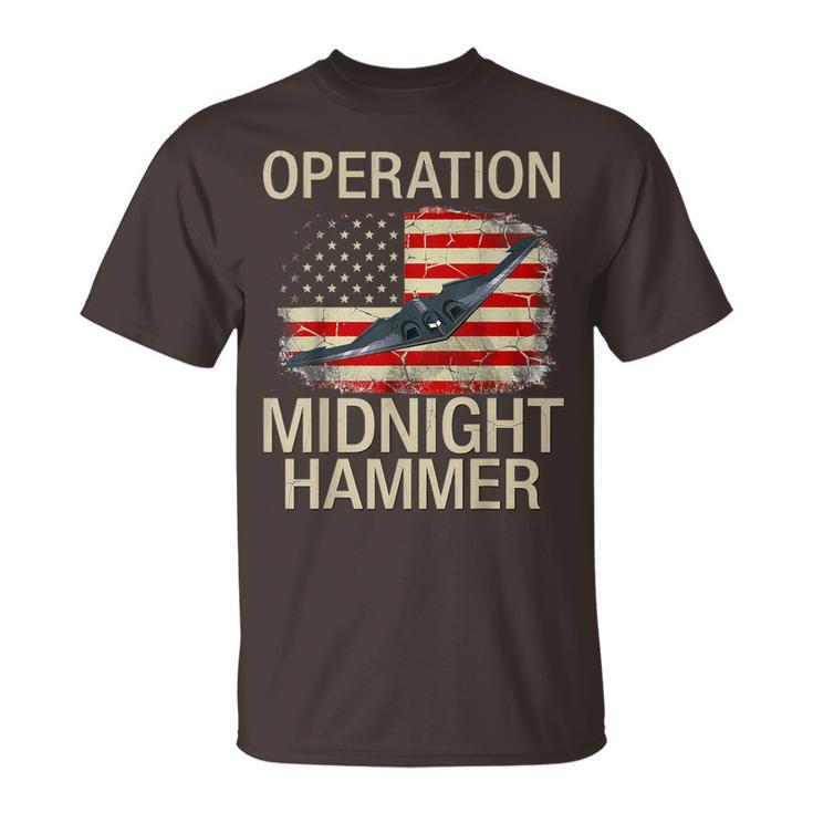 B-2 Stealth Jet Operation Midnight Hammer T-Shirt