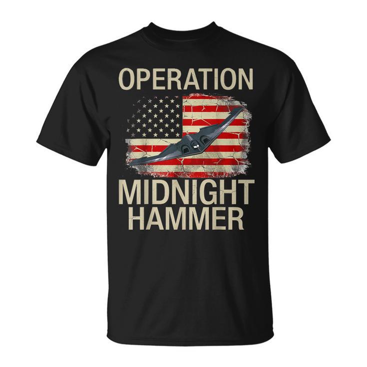 B-2 Stealth Jet Operation Midnight Hammer T-Shirt