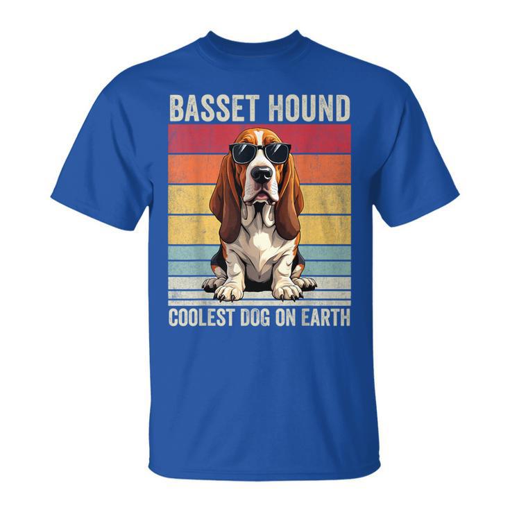 Basset Hound Coolest Dog On Earth Basset Hound T-Shirt