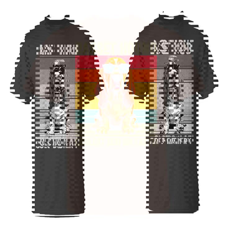 Basset Hound Coolest Dog On Earth Basset Hound T-Shirt