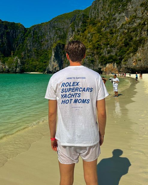 HERE TO SUCCEED. T-SHIRT