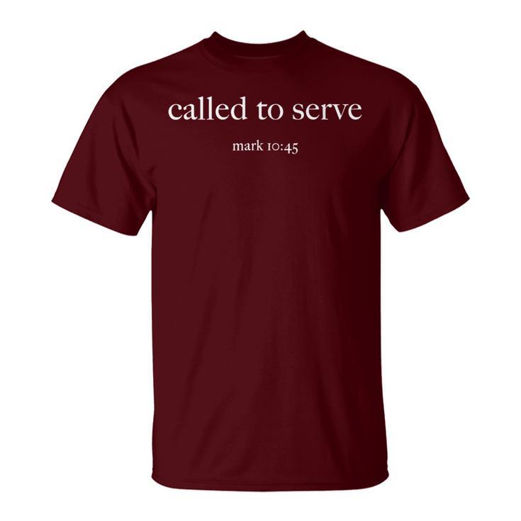 Called To Serve Christian T-Shirt