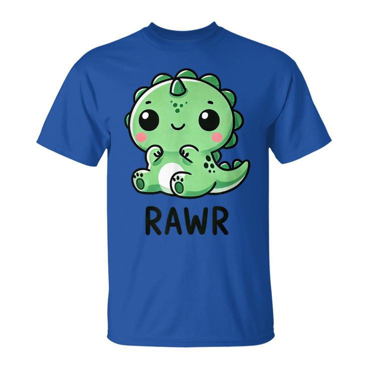 Cute Chibi Trex Dinosaur Rawr Roaring T-Shirt