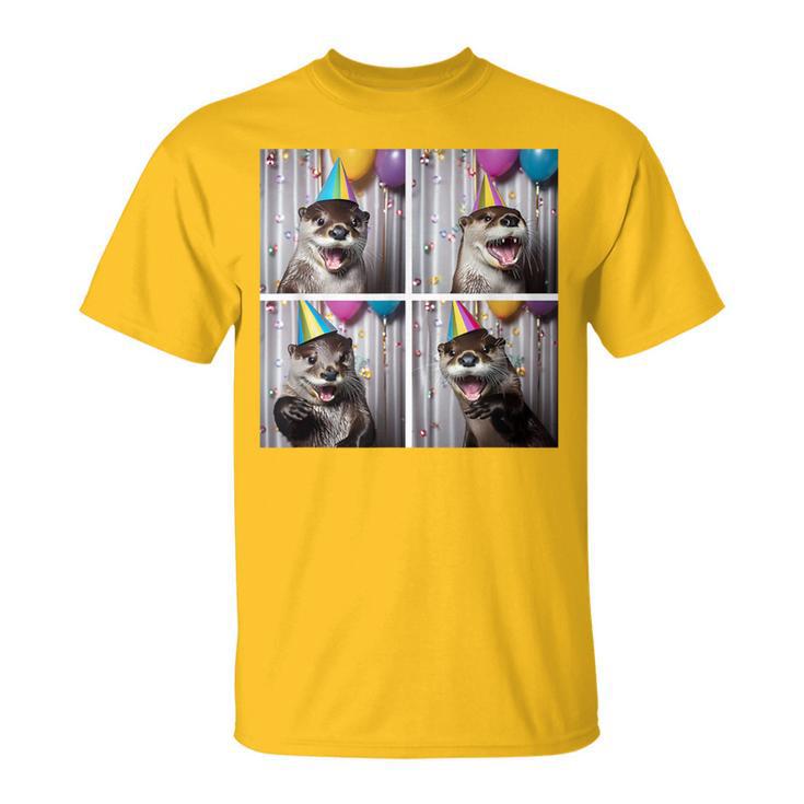 Cute Otter Birthday T-Shirt