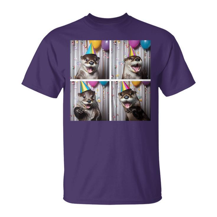 Cute Otter Birthday T-Shirt
