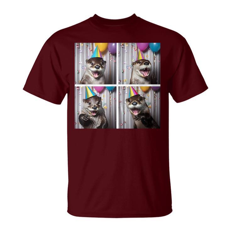 Cute Otter Birthday T-Shirt