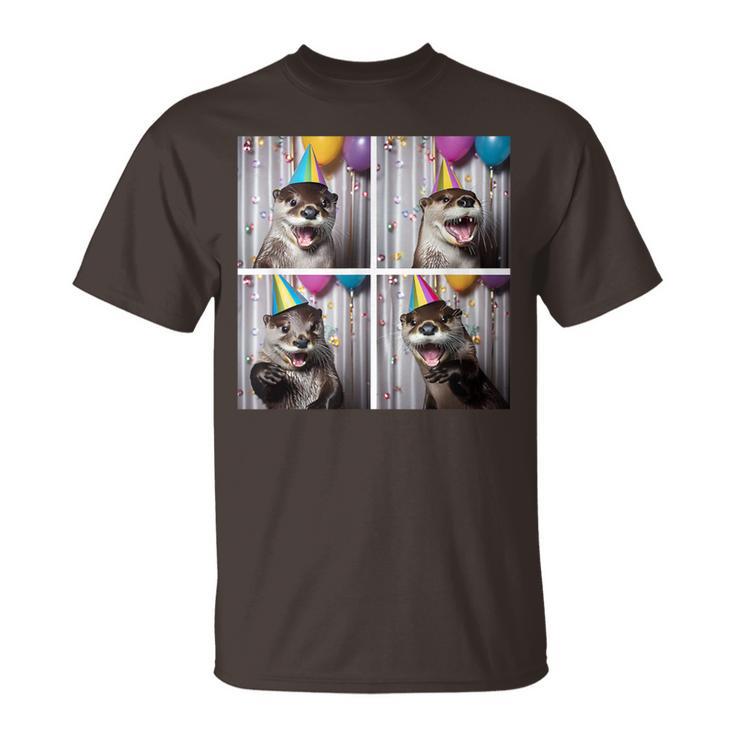 Cute Otter Birthday T-Shirt