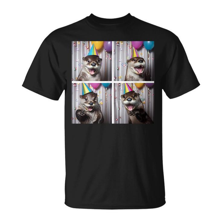 Cute Otter Birthday T-Shirt